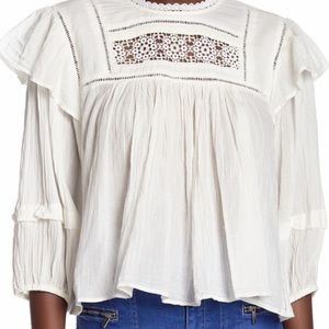 Free people cropped blouse